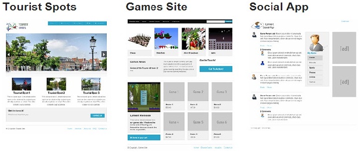 Twitter Boostrap Example Website