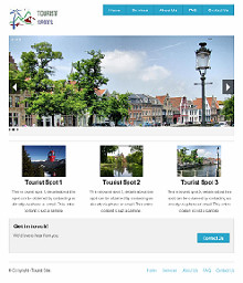 Zurb Foundation Framework Example - Tourist Spot